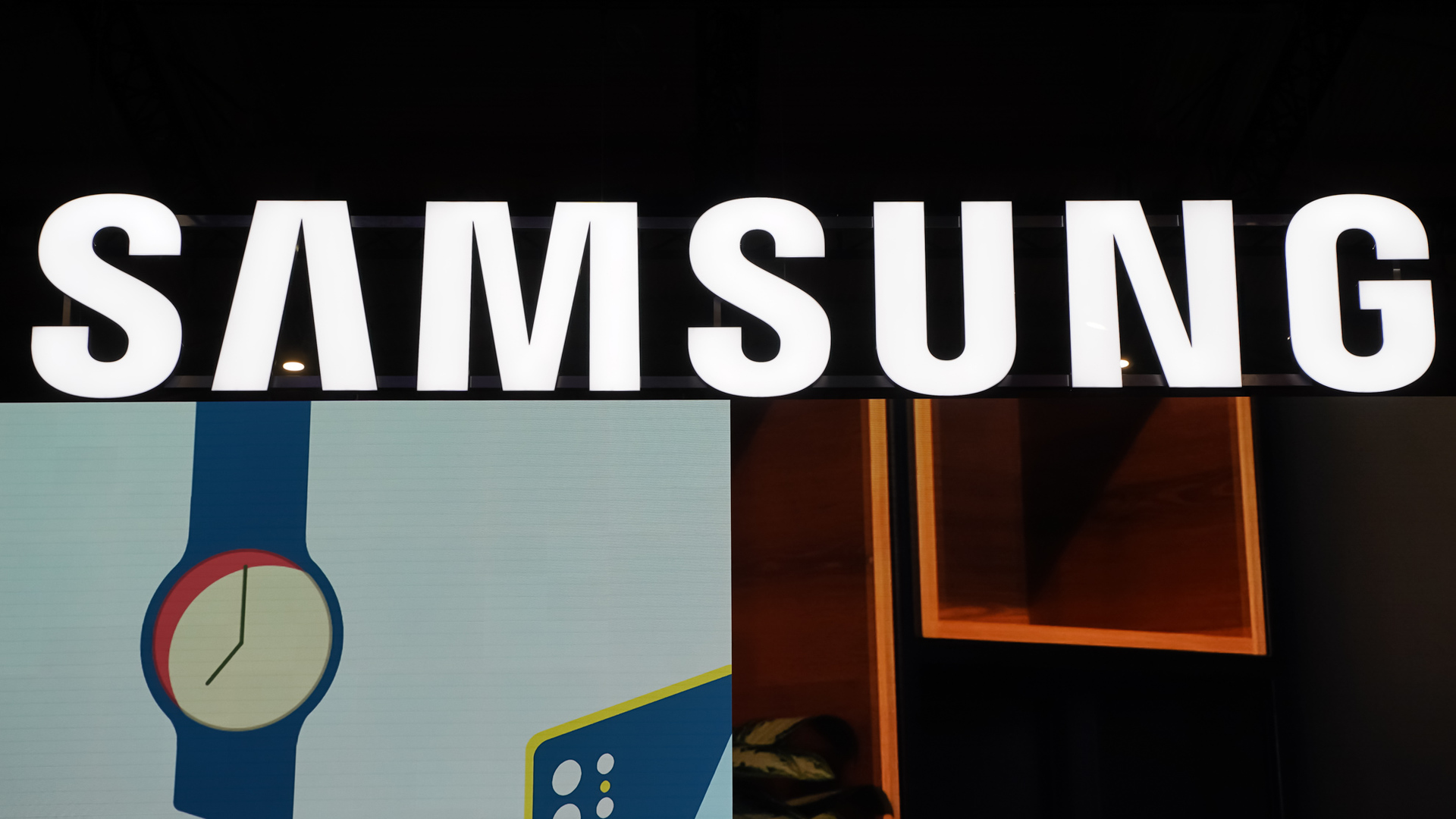Samsung logo straight MWC 2022
