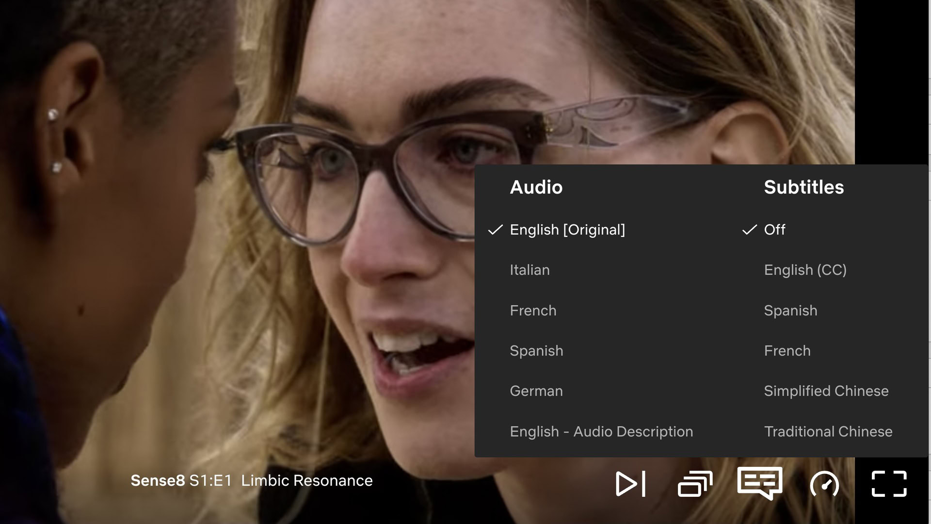 Sense8 language options how to change your language on netflix