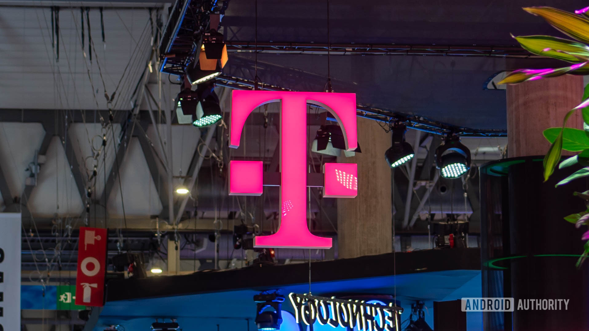 T Mobile logo at MWC 2022