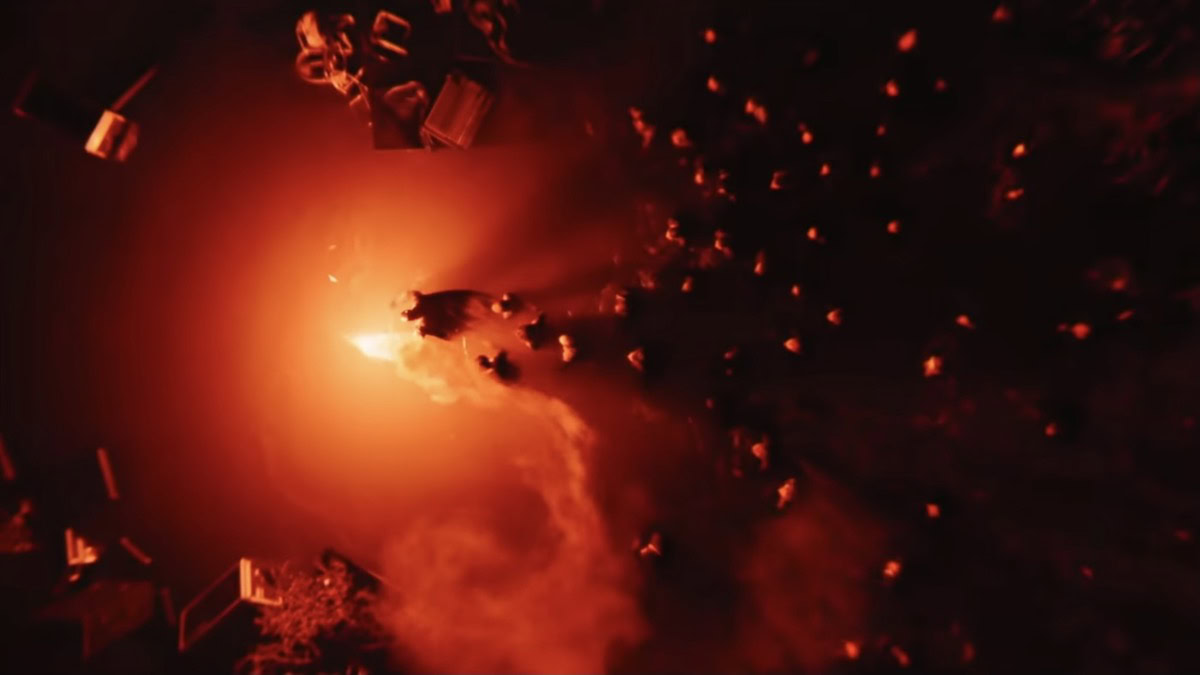 The Batman overhead shot - will the batman stream on hbo max