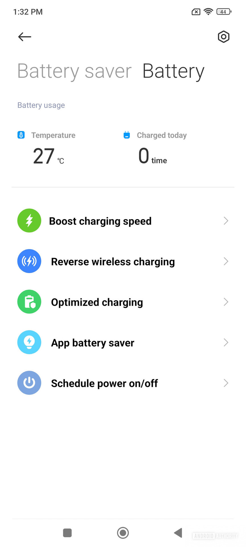Xiaomi 12 Pro Battery optimization
