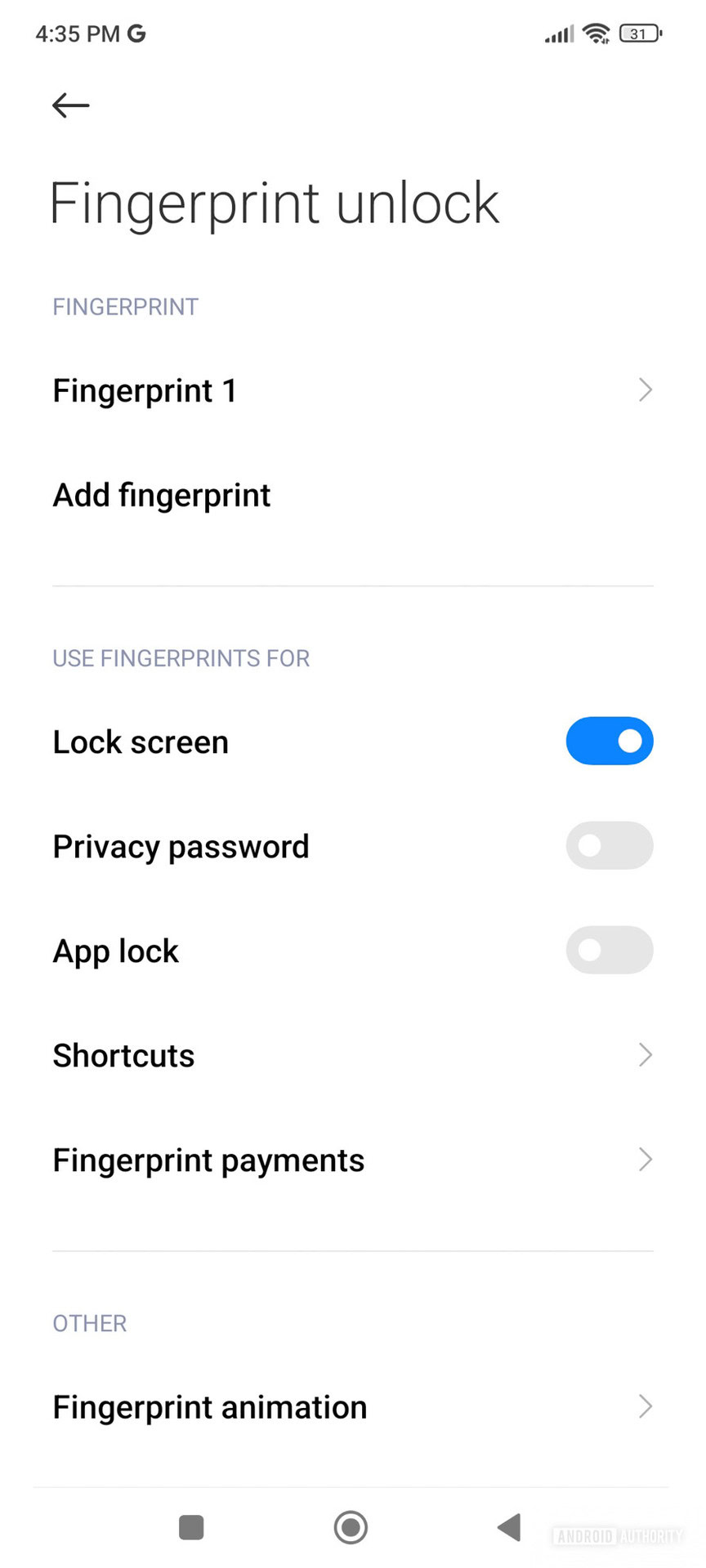 Xiaomi 12 Pro MIUI 13 Fingerprint Unlock