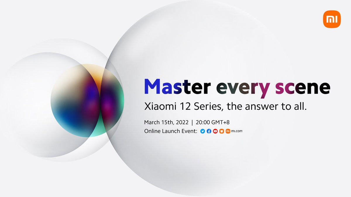 Xiaomi 12 series twitter global launch