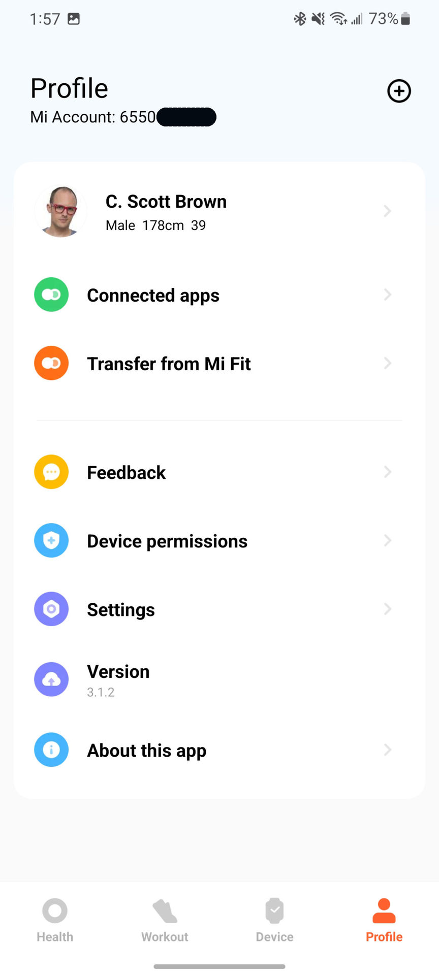 Xiaomi Mi Fitness App 1