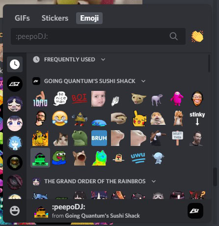 all emojis unlocked discord