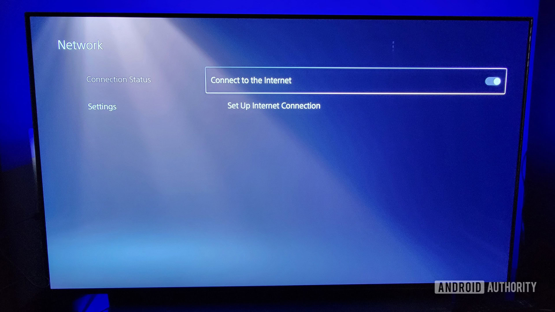 PS5 connect to internet