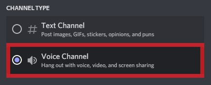 discord voice channel