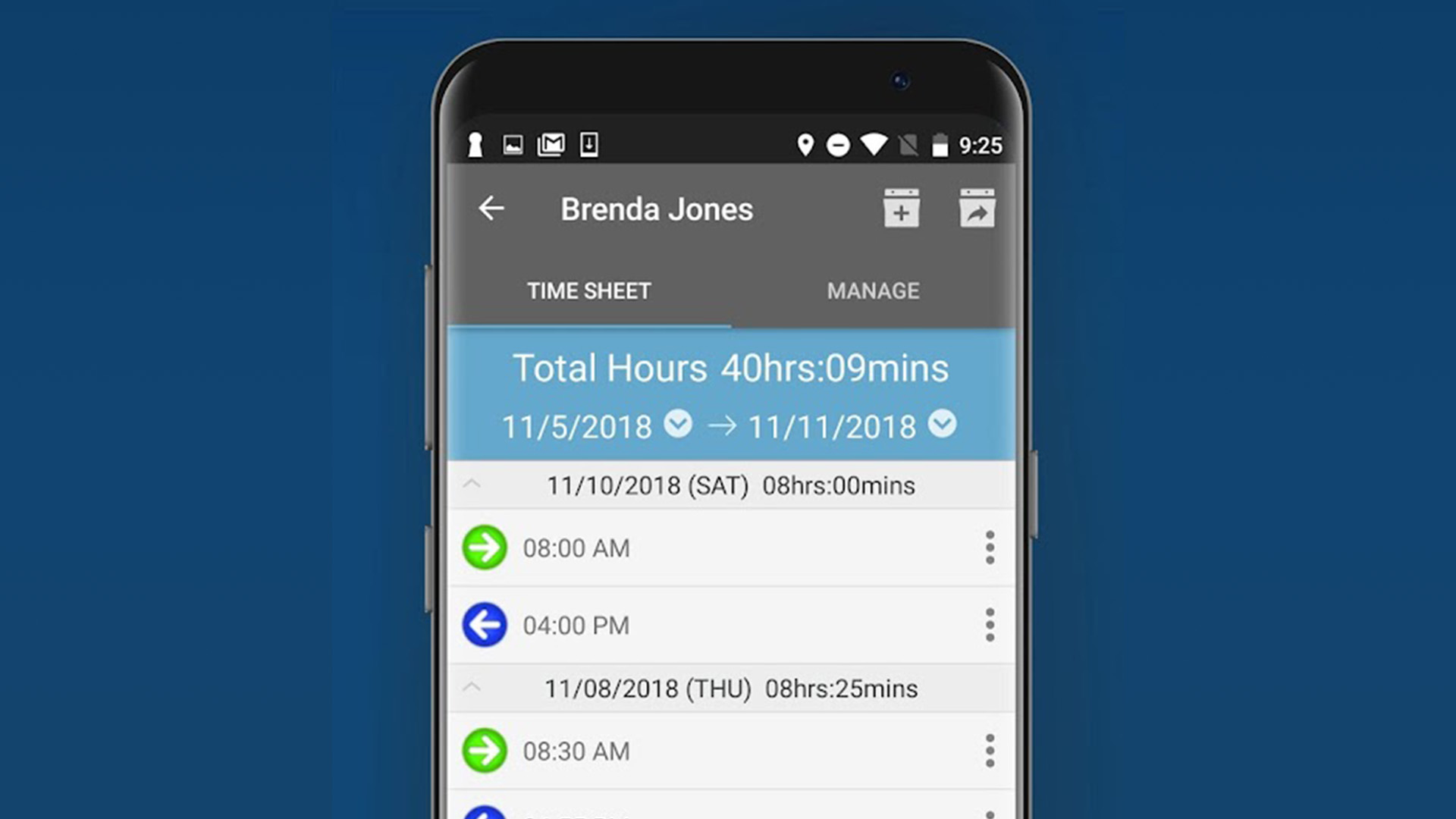 ezClocker the best work log app for Android