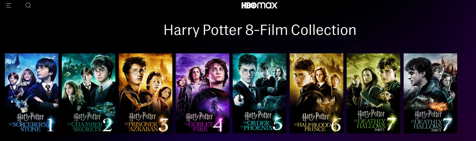 Hbo max harry potter