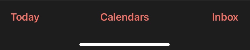 ios calendar