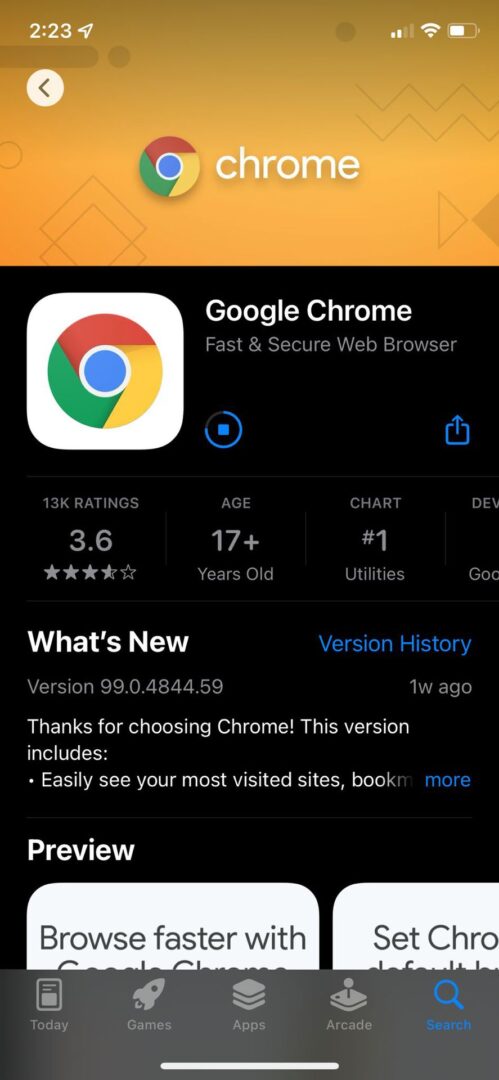 Download The Chrome Browser For Mobile