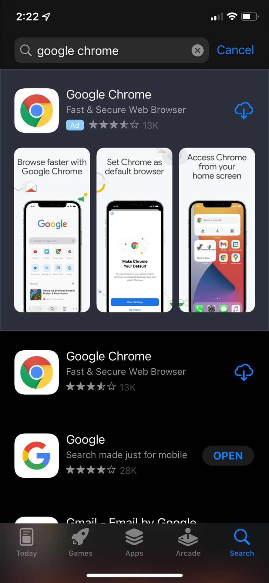 iphone download chrome 1