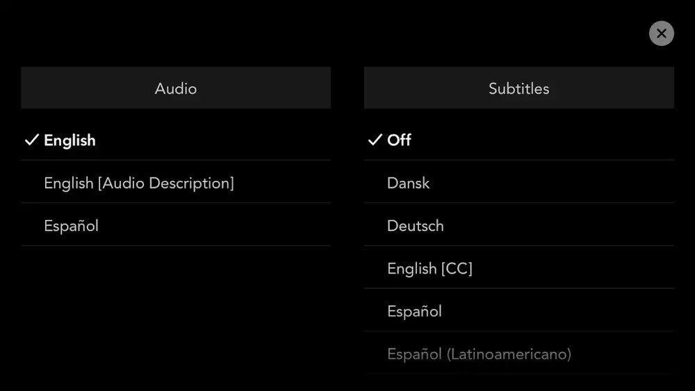 subtítulos para iPhone