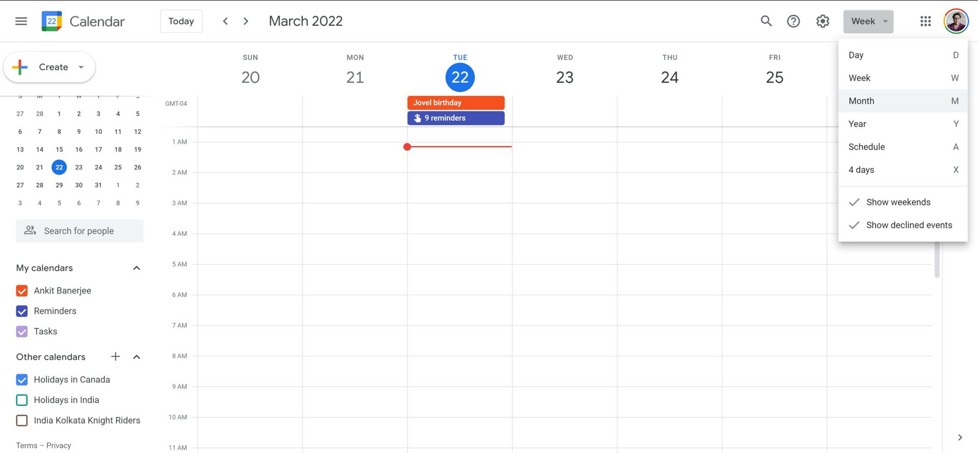manage calendars