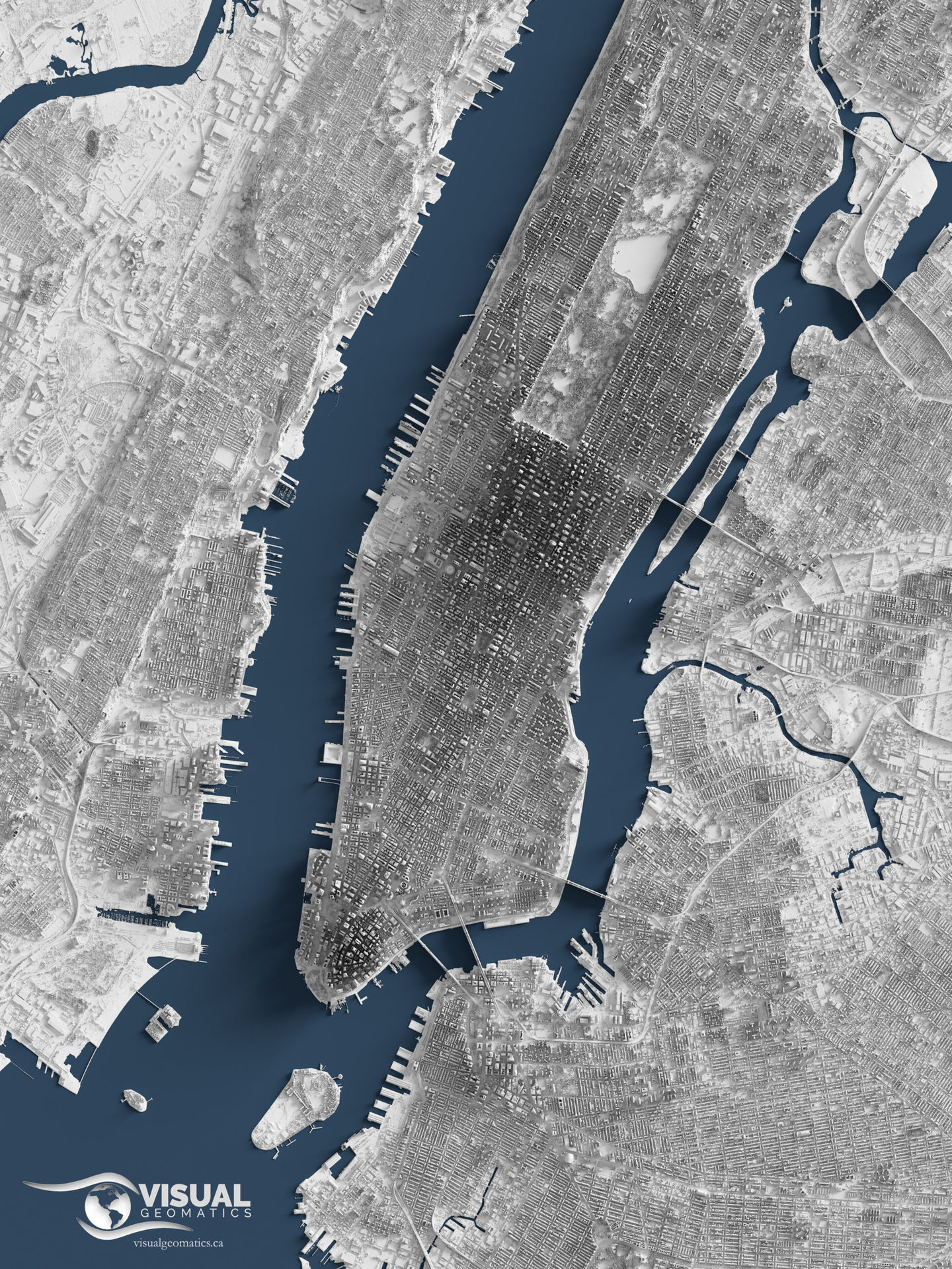 new york city lidar map