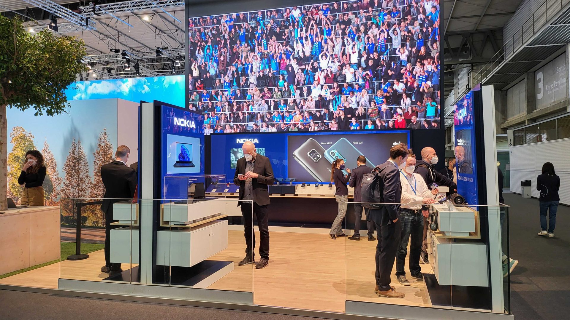 Nokia booth at MWC 2022