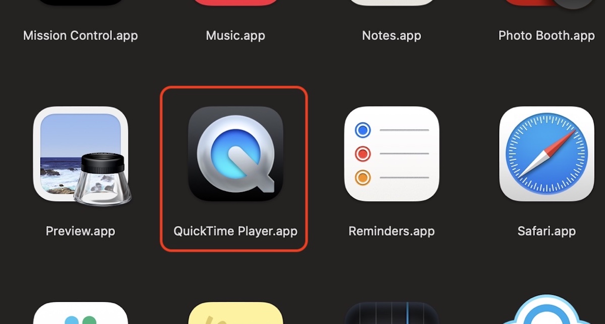 quicktime macbook applications