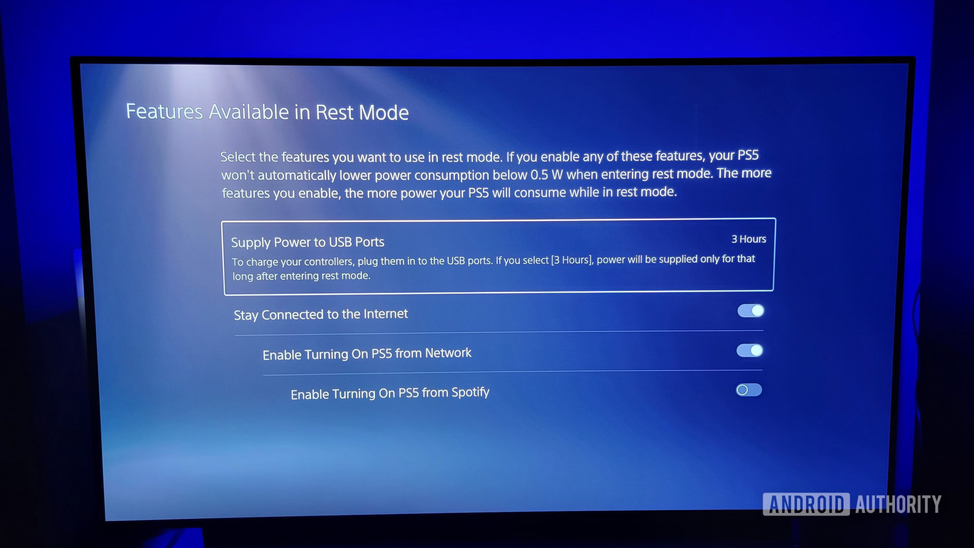 rest mode features