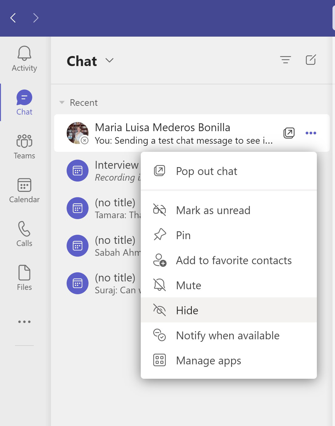 In delete chat microsoft teams how to What´s the