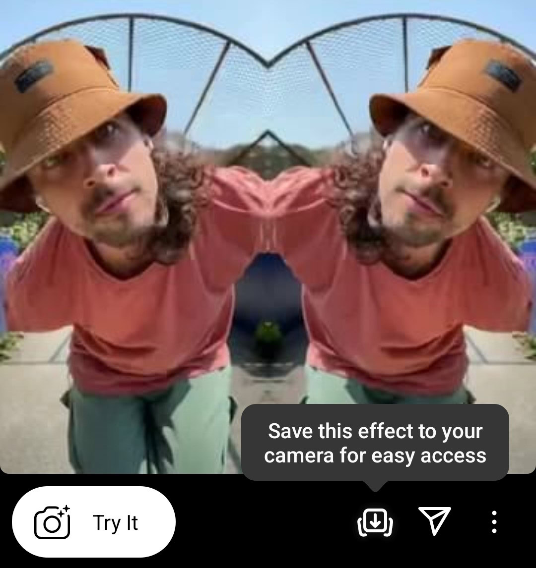 try filter Instagram