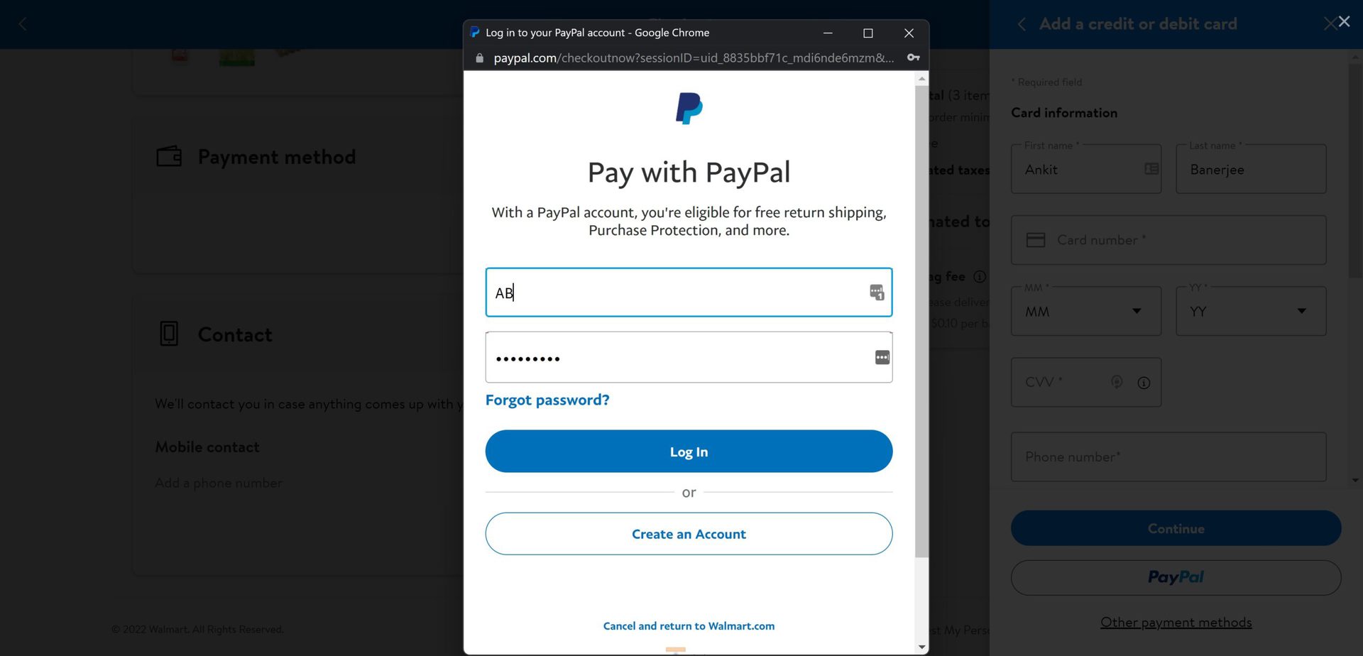 walmart pay with paypal 2