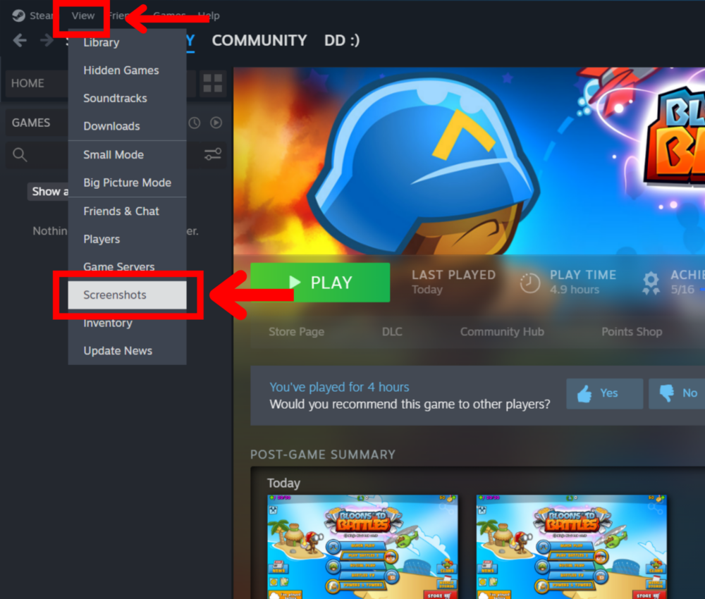 How to take and find screenshots on Steam Android Authority