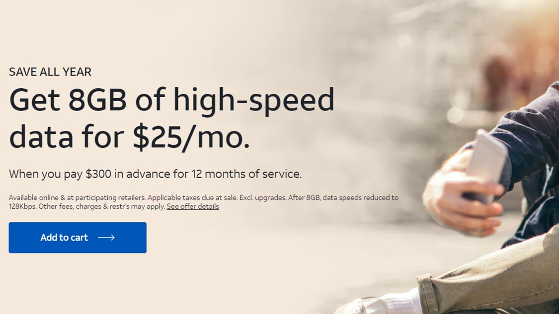 8GB for 25 AT&amp;T deals