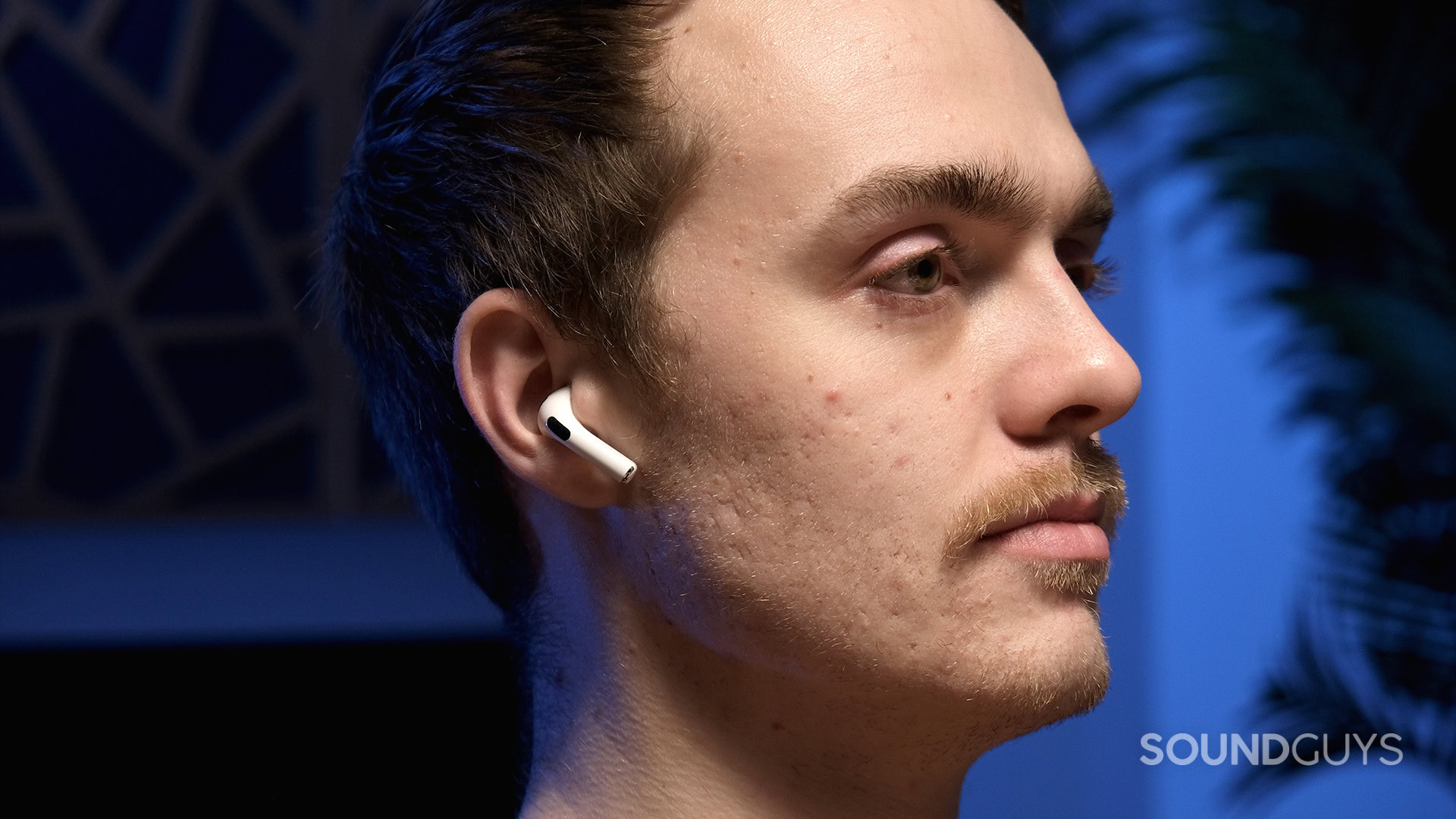 AirPods 3rd Gen being worn.