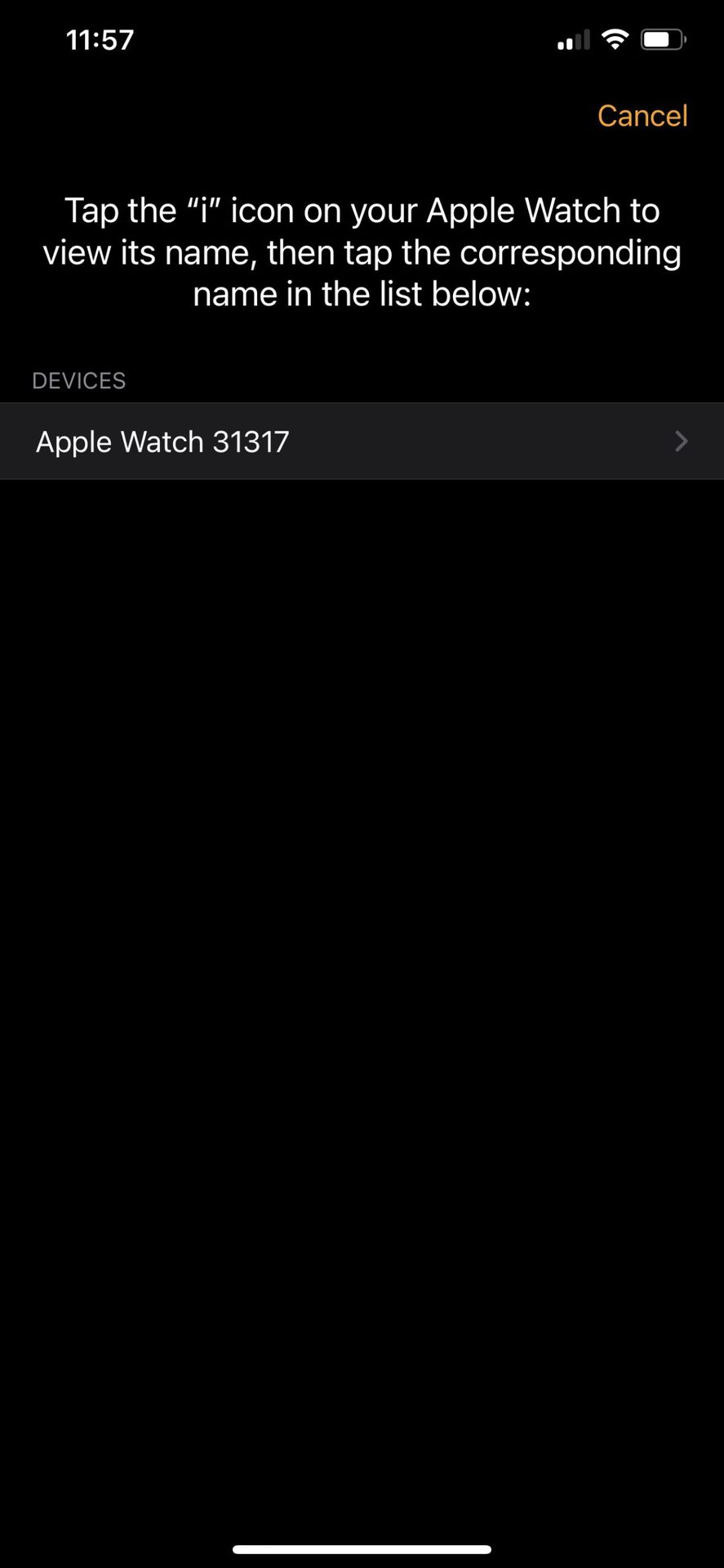 Apple Watch Pair By Name