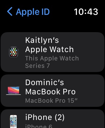 Apple Watch Screenshot Apple Watch