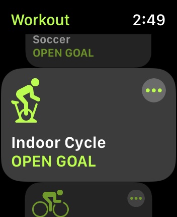 Apple Watch Screenshot Open Goal