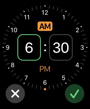 Apple Watch Set Alarm 630 AM
