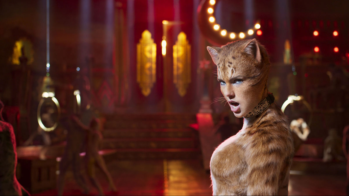 Taylor swift as a cat in cats - underrated movies