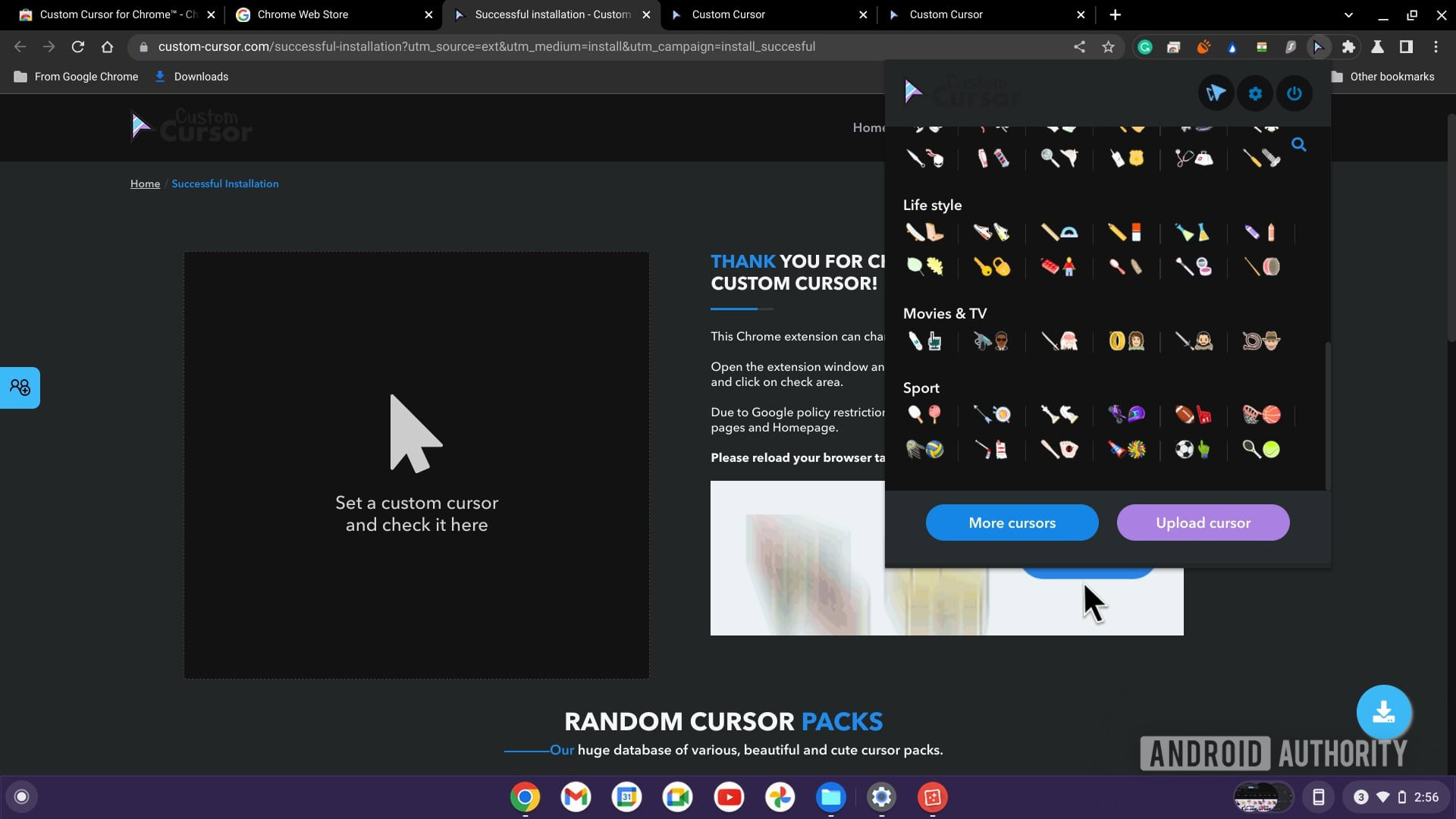 Custom Cursors for Chrome - Cute and Cool