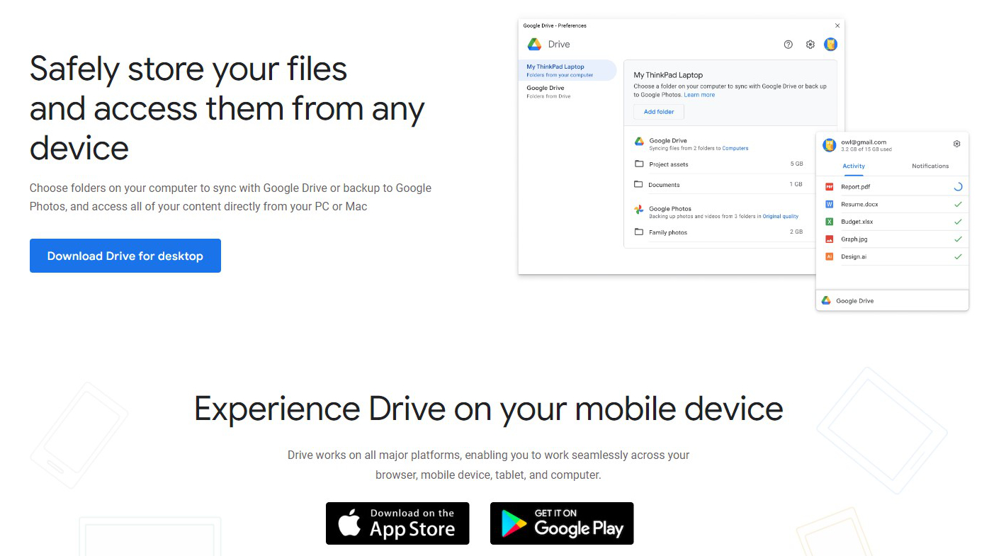 Download Google Drive Desktop tool 2