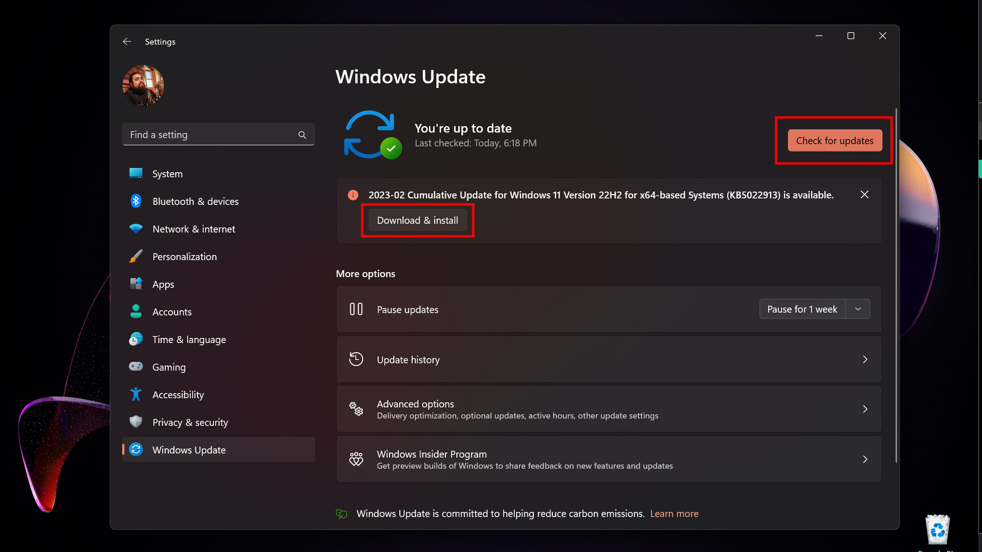 How to update Windows 2