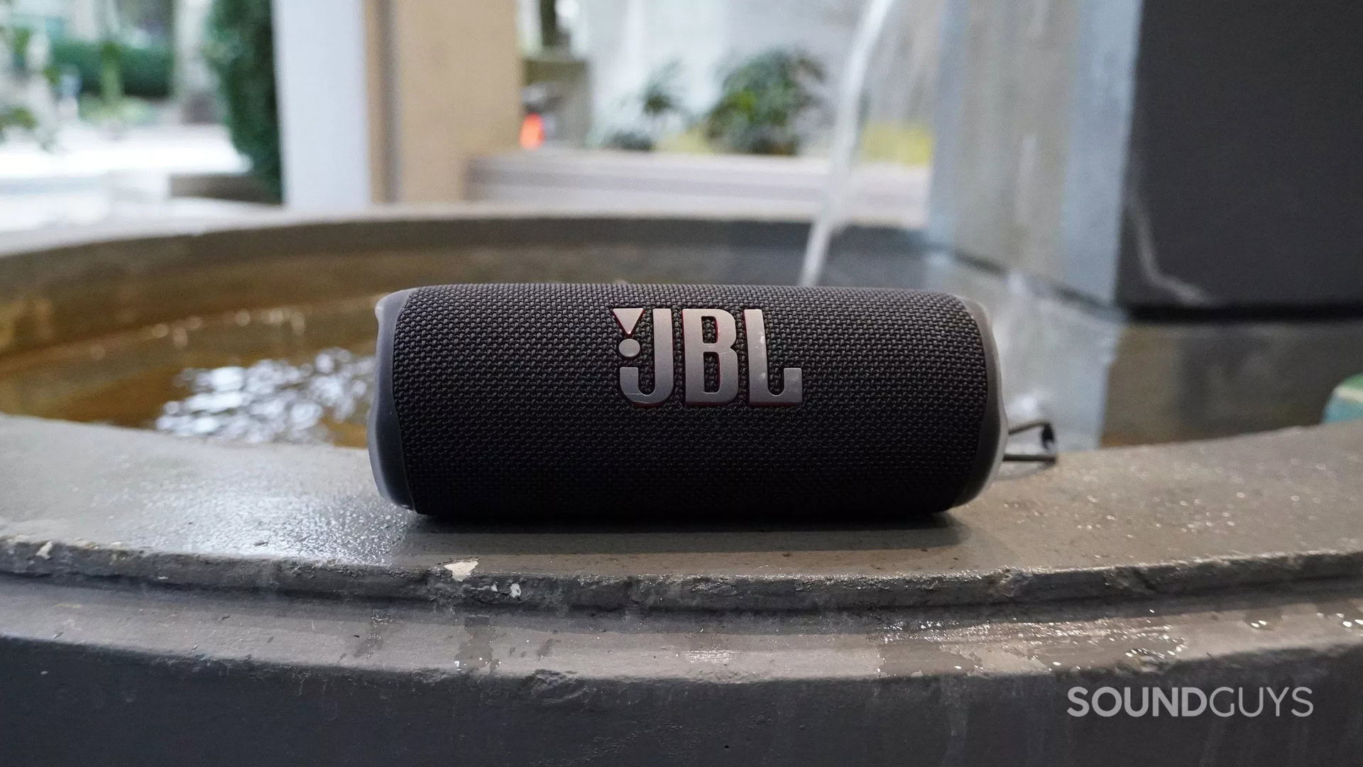 A JBL Flip 6 Bluetooth speaker on Prime Day.
