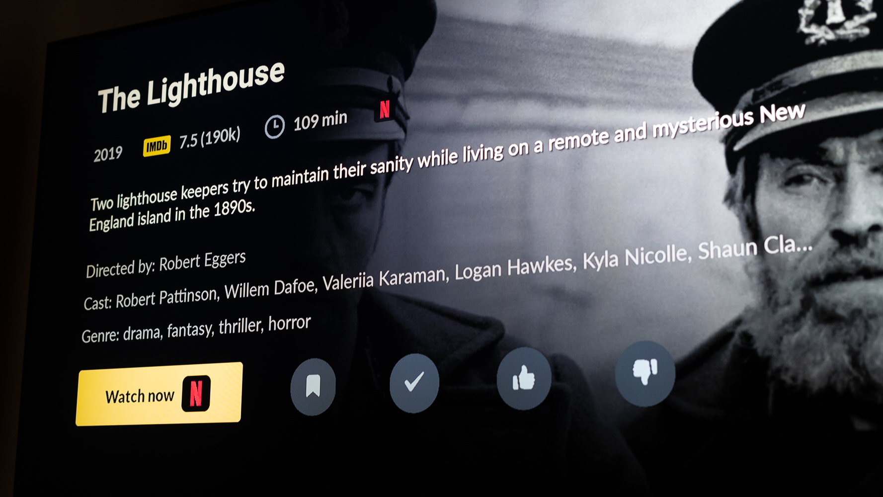 JustWatch the lighthouse where to watch netflix