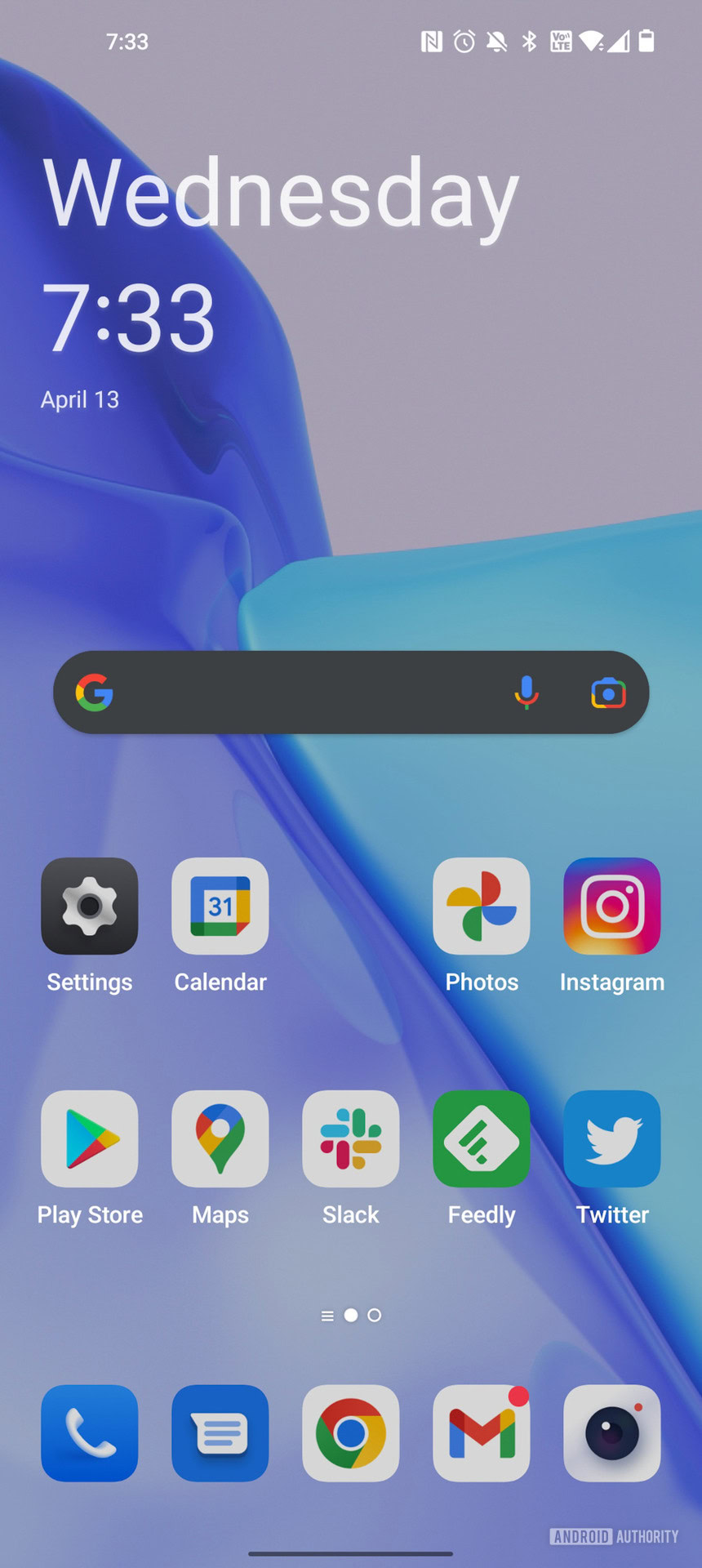 OnePlus 10 Pro Oxygen OS Home Screen