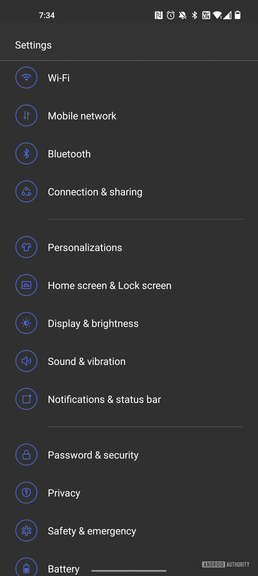 OnePlus 10 Pro Oxygen OS System Settings