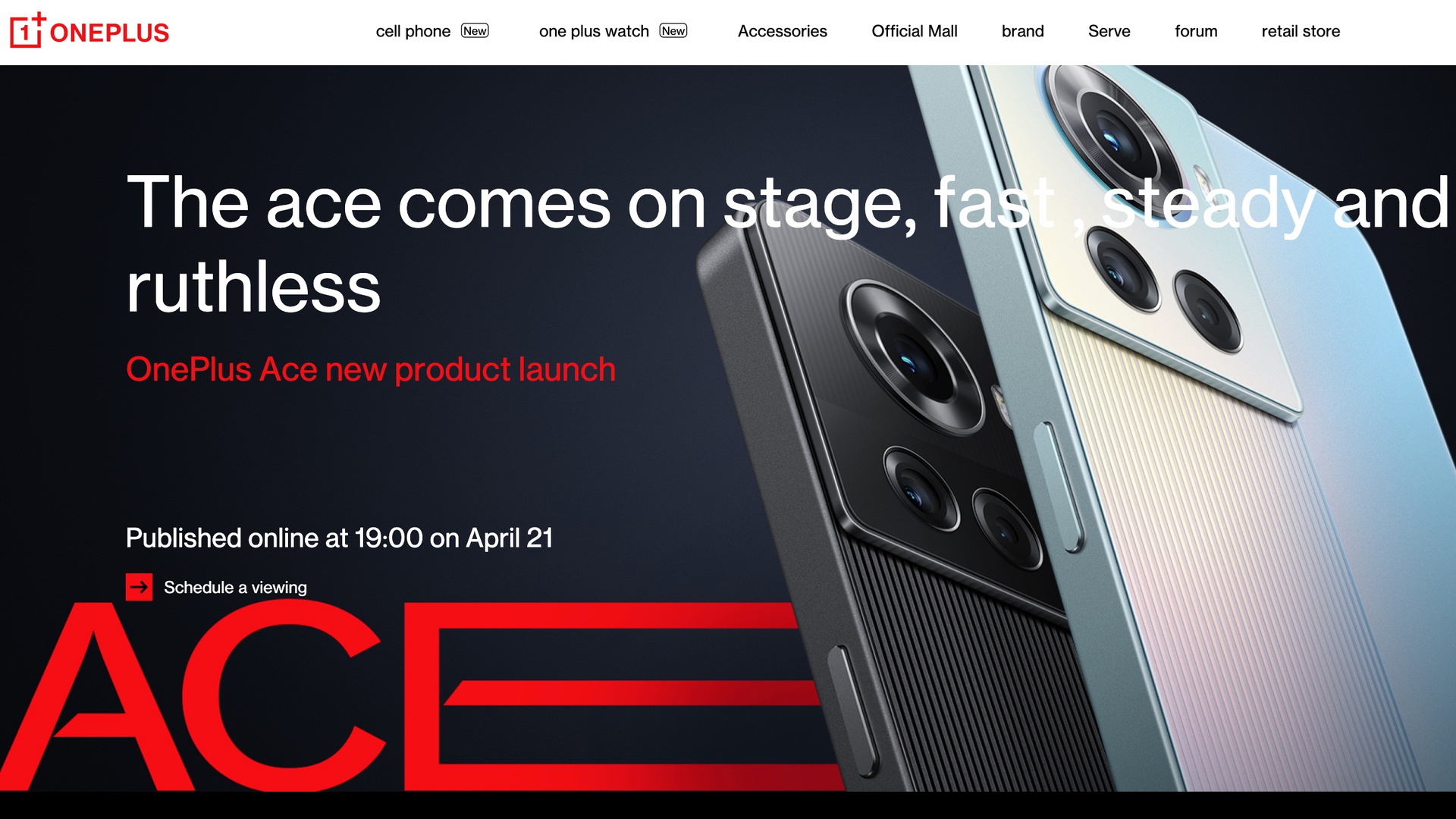 OnePlus Ace OnePlus Website