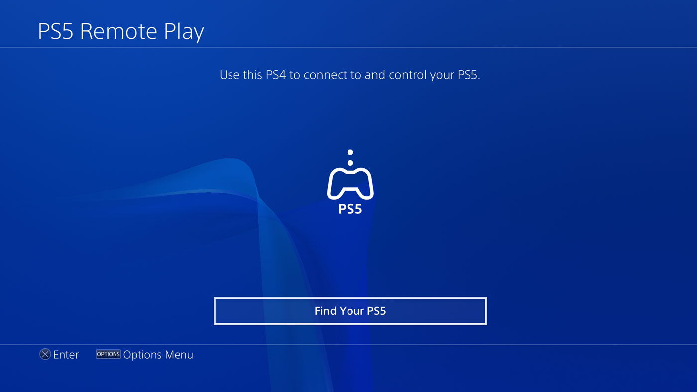 control ps5 from a ps4