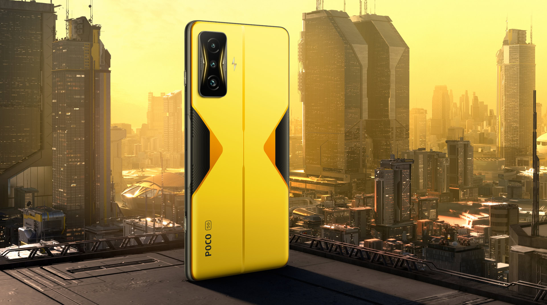 POCO F4 GT yellow