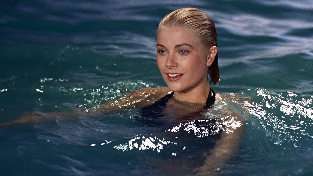 Grace Kelly swimming in To Catch a Thief