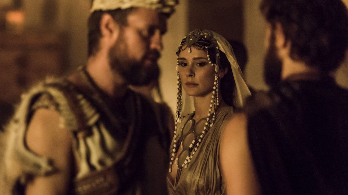 Bella Dane as Helen of Troy in Troy: Fall of a City - shows like the last kingdom