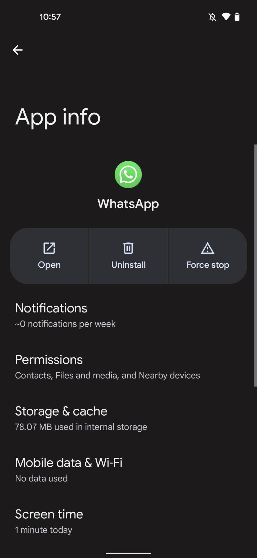 Turn on WhatsApp background data 3
