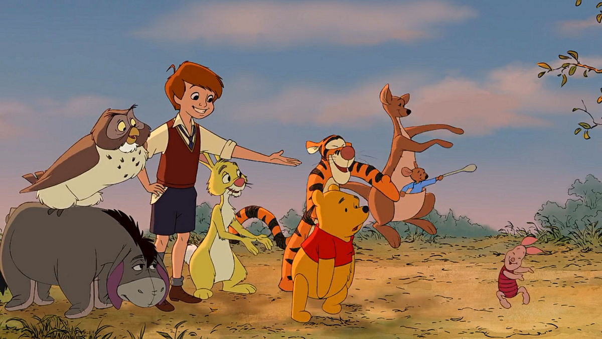 Characters of Winnie the Pooh - best disney plus kids movies