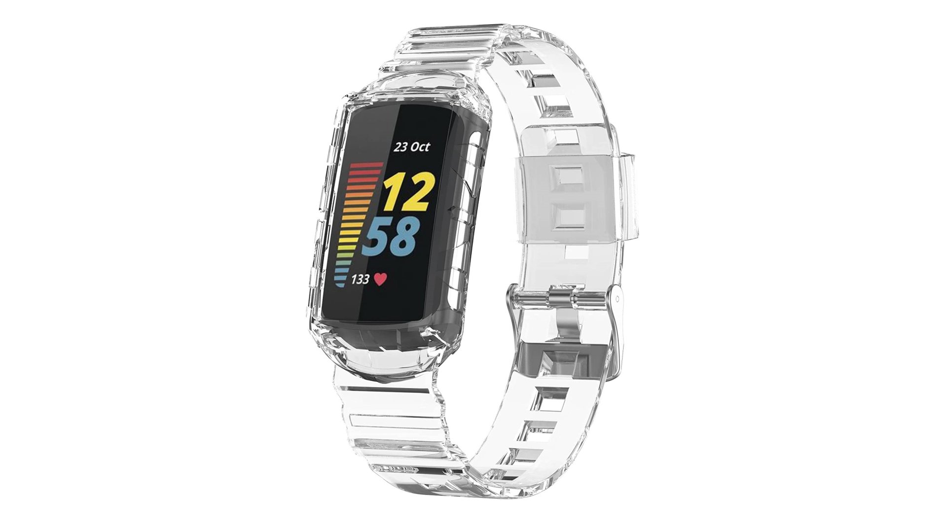 chofit clear case fitbit charge 5 band