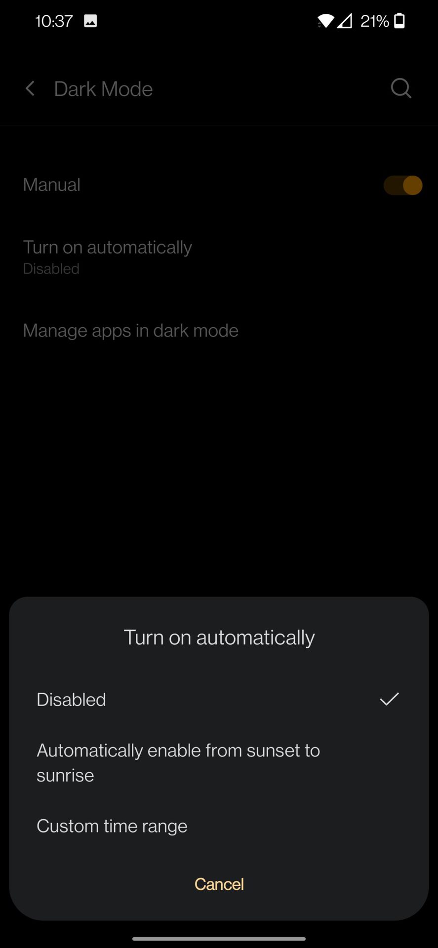 dark mode settings 2