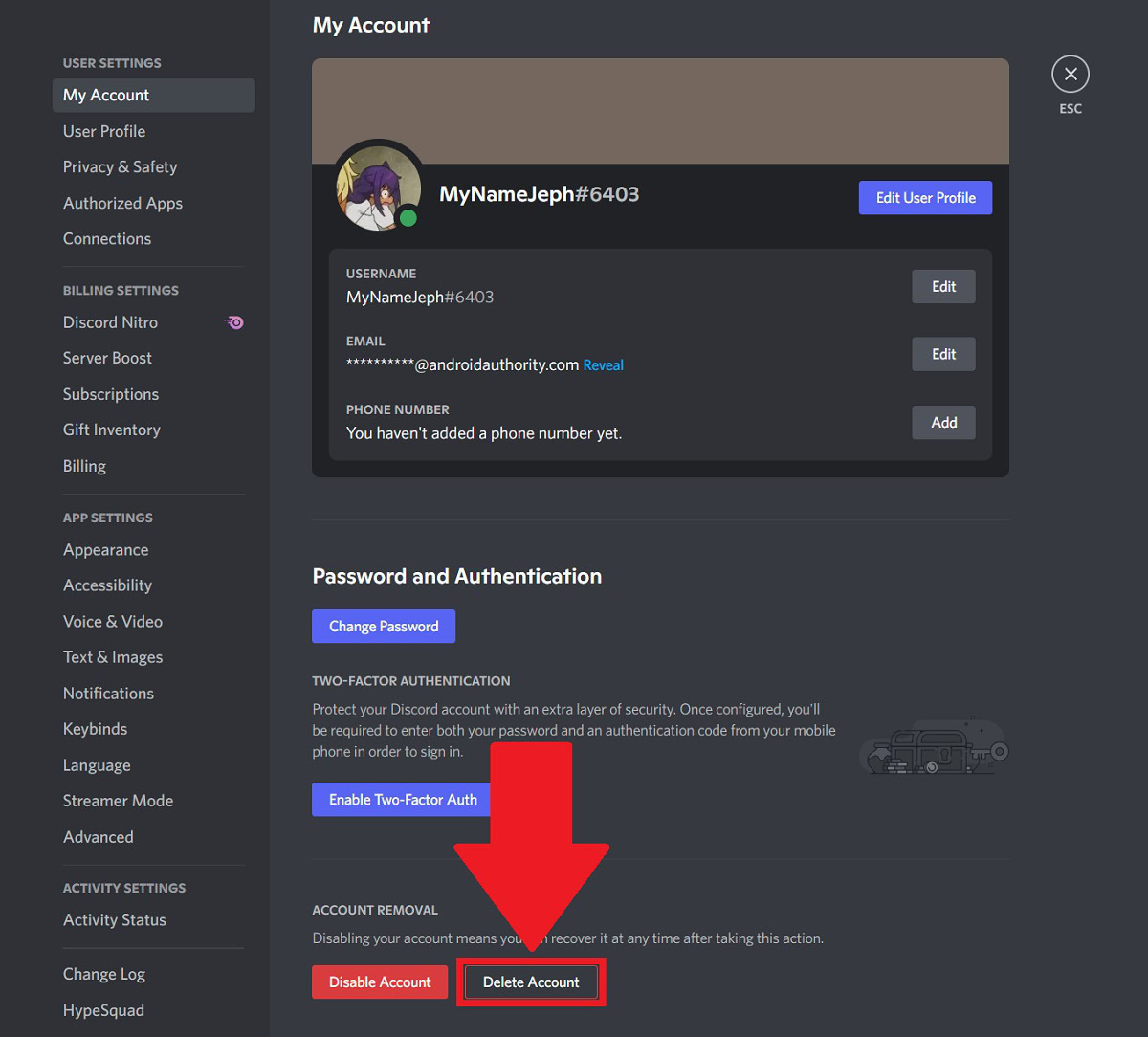 How to delete a Discord server (desktop and mobile) - Android Authority